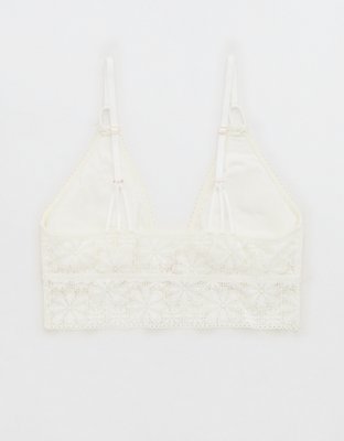 Aerie Lace Padded Longline Bralette