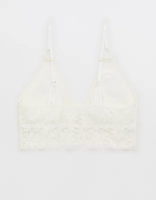 Aerie Lace Padded Longline Bralette