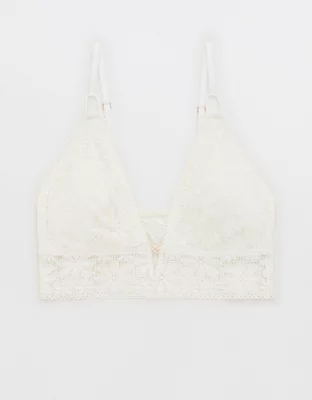 Aerie Lace Padded Longline Bralette