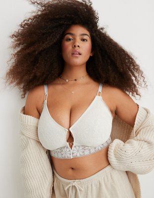 Aerie Lace Padded Longline Bralette