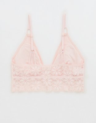 Aerie Lace Padded Longline Bralette