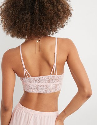 Aerie Lace Padded Longline Bralette