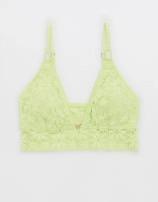Aerie Lace Padded Longline Bralette