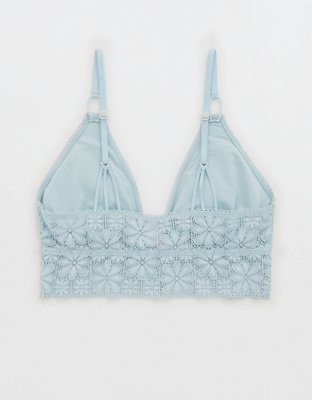 Aerie Lace Padded Longline Bralette