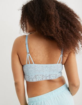 Aerie Lace Padded Longline Bralette