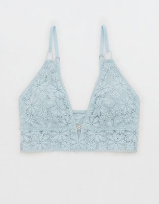 Aerie Lace Padded Longline Bralette