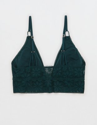 Aerie Lace Padded Longline Bralette