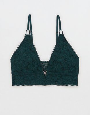 Aerie Lace Padded Longline Bralette