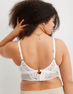 Aerie Hibiscus Lace Padded Longline Bralette