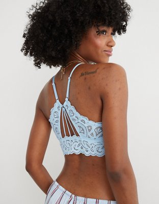 Show Off Rooftop Garden Lace Padded Plunge Bralette