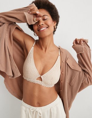 Padded bralette with adjustable shoulder straps