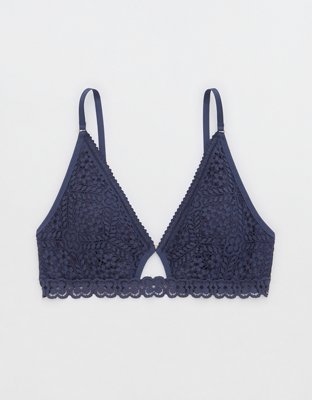 Aerie NWT Bralette navy blue lace size medium - $27 New With Tags - From  Nifty