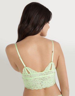 Show Off Bralette Triangular con Relleno, Pushup y Encaje Eyelash