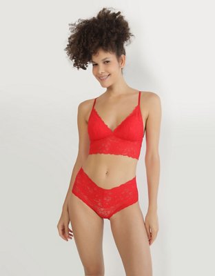 Show Off Bralette Triangular con Relleno, Pushup y Encaje Eyelash