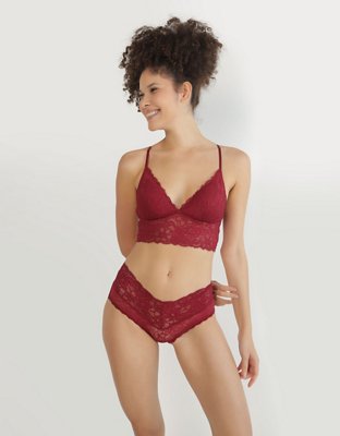 Show Off Bralette Triangular con Relleno, Pushup y Encaje Eyelash