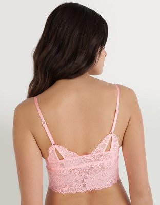 Show Off Bralette Triangular con Relleno, Pushup y Encaje Eyelash