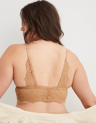 Buy Aerie Lace Padded Longline Bralette online