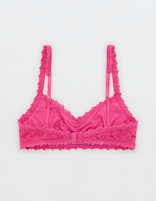 Show Off Rosey Lace Scoop Bralette