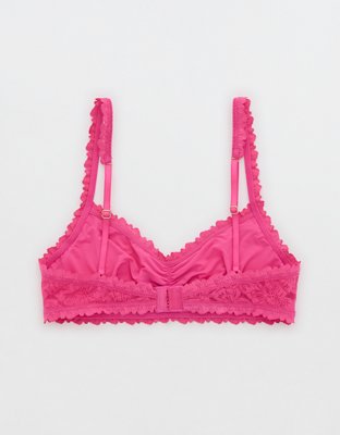 Show Off Rosey Lace Scoop Bralette