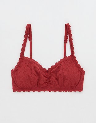 Show Off Rosey Lace Scoop Bralette