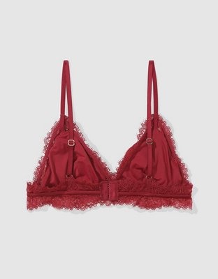 Show Off Shine Lace Padded Triangle Bralette