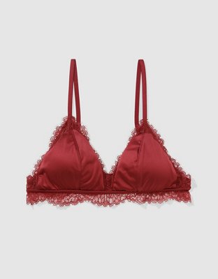 Show Off Shine Lace Padded Triangle Bralette