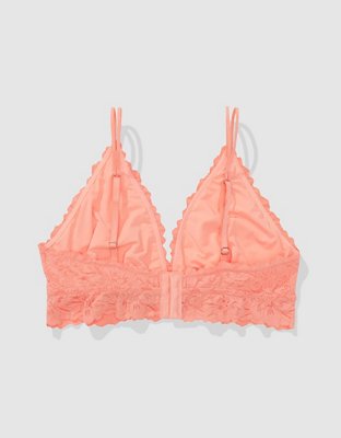 Show Off Rosey Lace Padded Plunge Bralette