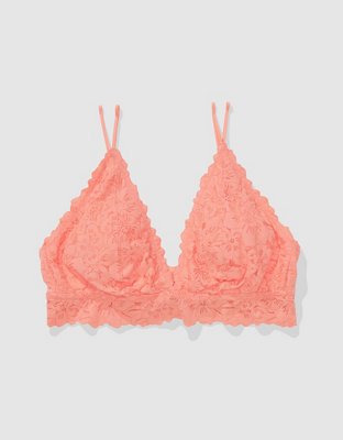 Show Off Rosey Lace Padded Plunge Bralette