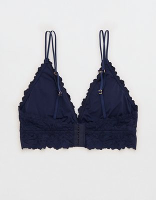 Show Off Rosey Lace Padded Plunge Bralette