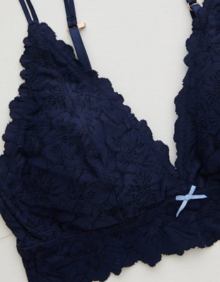 Show Off Rosey Lace Padded Plunge Bralette
