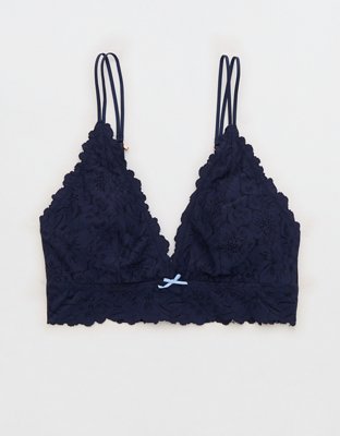Show Off Rosey Lace Padded Plunge Bralette