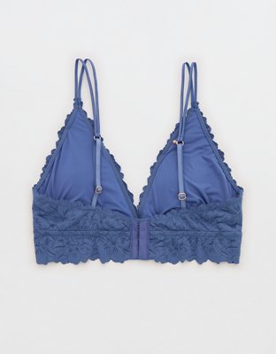 Show Off Rosey Lace Padded Plunge Bralette