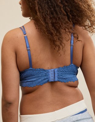 Show Off Rosey Lace Padded Plunge Bralette