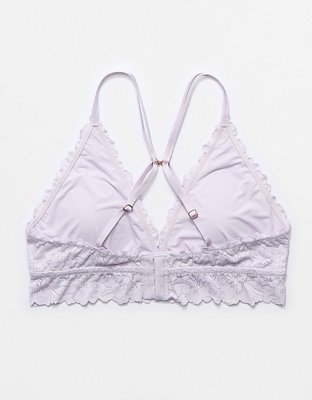 Show Off Rosey Lace Padded Plunge Bralette