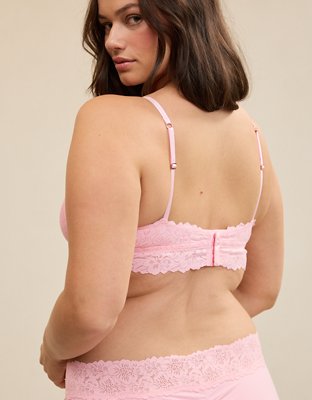 Show Off Rosey Lace Padded Plunge Bralette