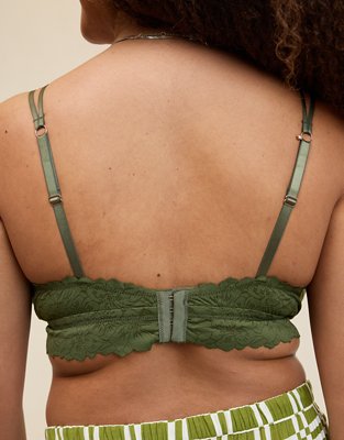 Show Off Rosey Lace Padded Plunge Bralette