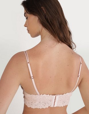 Show Off Rosey Lace Padded Plunge Bralette