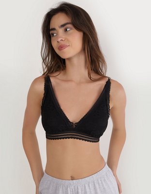 Show Off Bralette Playero con Relleno y Encaje