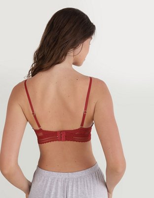 Show Off Bralette Playero con Relleno y Encaje