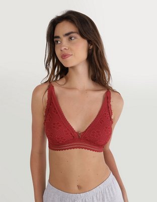 Show Off Bralette Playero con Relleno y Encaje