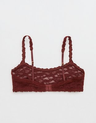 Soutien-gorge léger à décolleté échancré avec dentelle rétro Plein la vue