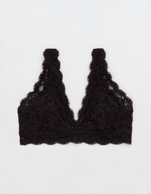 Show Off Chenille Lace Padded Plunge Bralette