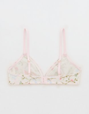 Show Off Embroidery Triangle Bralette