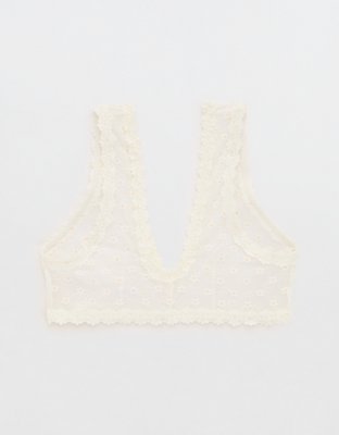 Show Off Daisy Mesh Plunge Bralette