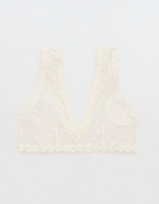 Show Off Daisy Mesh Plunge Bralette