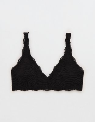 Show Off Zebra Lace Scoop Bralette