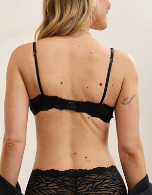 Show Off Zebra Lace Scoop Bralette