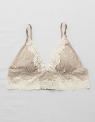Show Off Bralette Triangular con Relleno y Encaje Midnight Romance