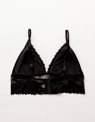 Show Off Midnight Romance Lace Padded Triangle Bralette