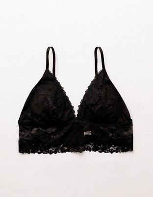 Show Off Midnight Romance Lace Padded Triangle Bralette